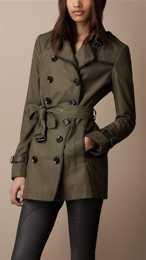 burberry brit short utility rench|burberry shell trench coat.